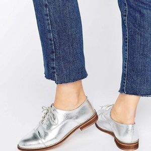 Brand New w/ Box Silver ASOS Oxfords